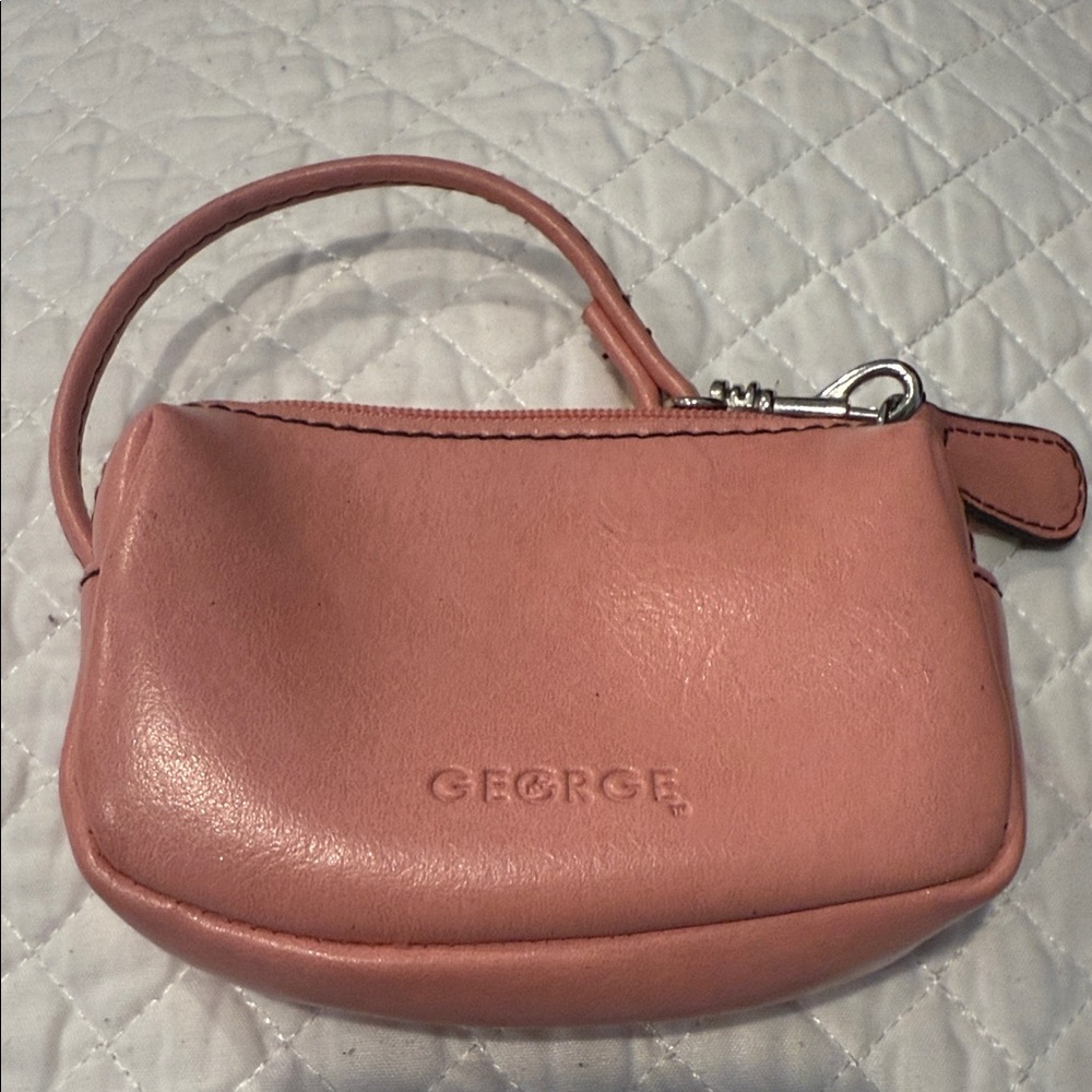 George Blush Pink Wristlet Clutch